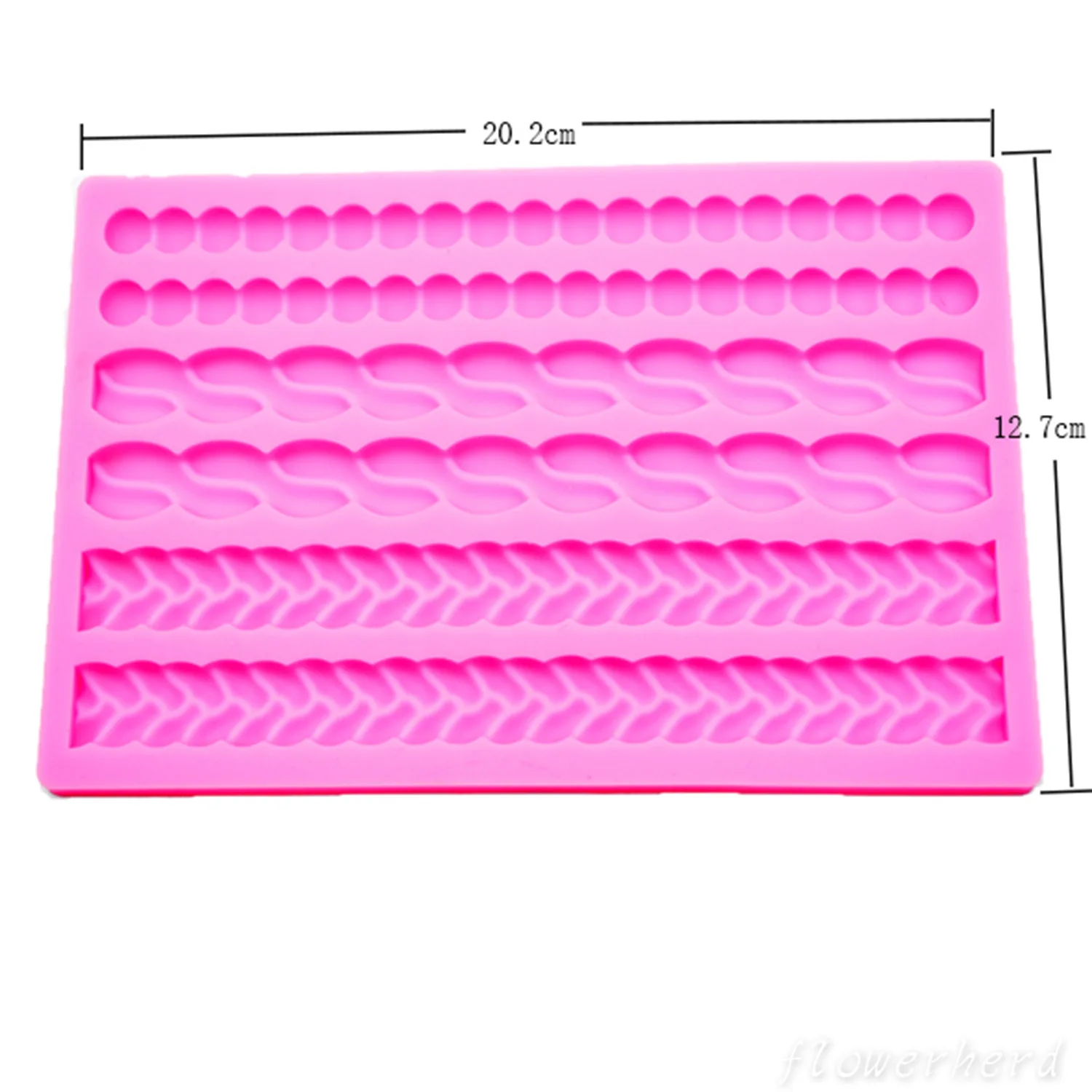 Braid Rope Pearl Silicone Fondant Mold Cake Border Decorating Molds Silicone Pie Crust Impression Mold Kitchen Baking Cake Tools
Braid Rope Pearl Silicone Fondant Mold Cake Border Decorating Molds Silicone Pie Crust Impression Mold Kitchen Baking Cake Tools