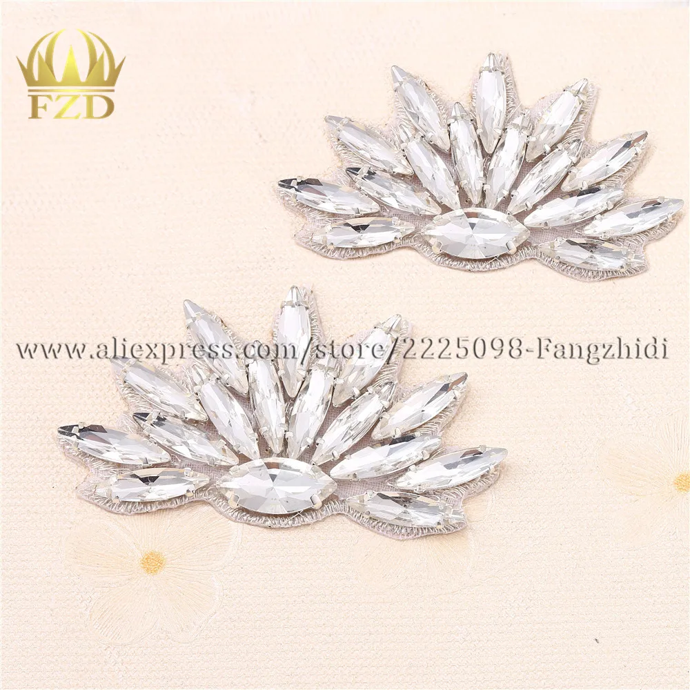 FZD 1 Pair Hot Fix beaded bridal belt Rhinestone Applique and Trimming for Shoes Stones Decoritive Sticker Shoe-buckie
FZD 1 Pair Hot Fix beaded bridal belt Rhinestone Applique and Trimming for Shoes Stones Decoritive Sticker Shoe-buckie