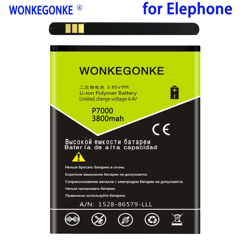 Аккумулятор WONKEGONKE 3800 мА · ч для Elephone P7000, высокое качество + номер отслеживания
Аккумулятор WONKEGONKE 3800 мА · ч для Elephone P7000, высокое качество + номер отслеживания