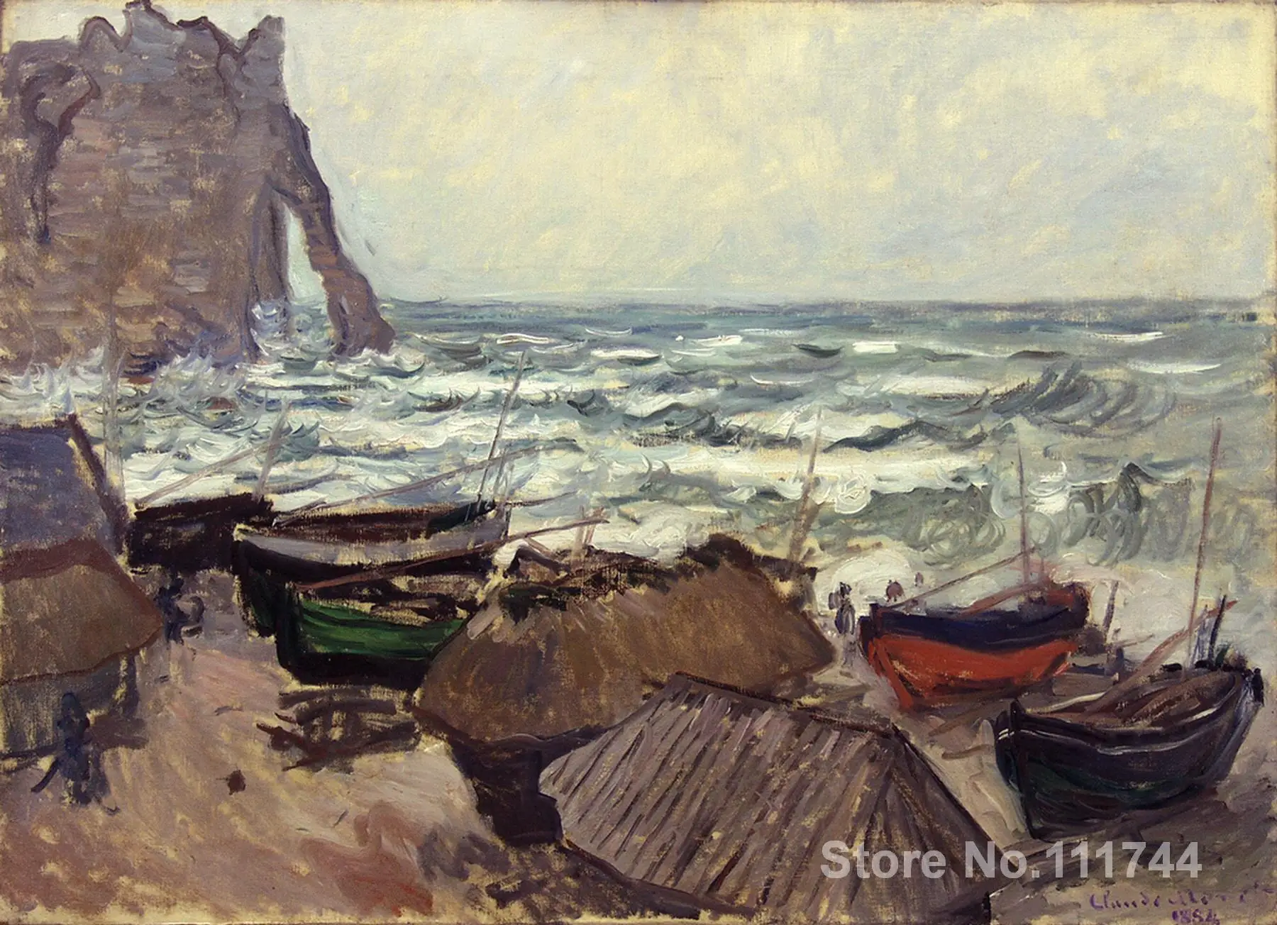 canvas art Fishing Boats on the Beach at Etretat Claude Monet reproduction Paintings Handmade High Quality
canvas art Fishing Boats on the Beach at Etretat Claude Monet reproduction Paintings Handmade High Quality