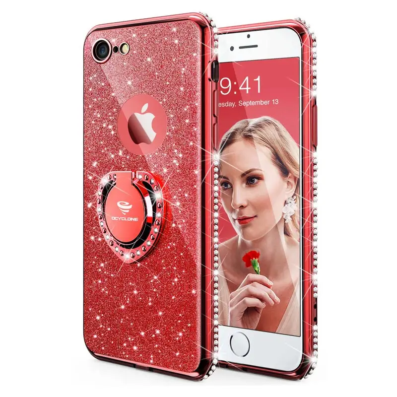 Cute Case for iphone 7 Luxury 360 Heart-shape Kickstand&lanyard Glitter Rhinestone Bling cases cover for iphone 7 case Gril
Cute Case for iphone 7 Luxury 360 Heart-shape Kickstand&lanyard Glitter Rhinestone Bling cases cover for iphone 7 case Gril