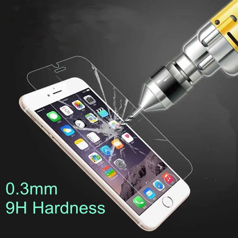 HD прозрачная защитная пленка для экрана 9H 2.5D Премиум Закаленное стекло iPhone 6 6s 7 8