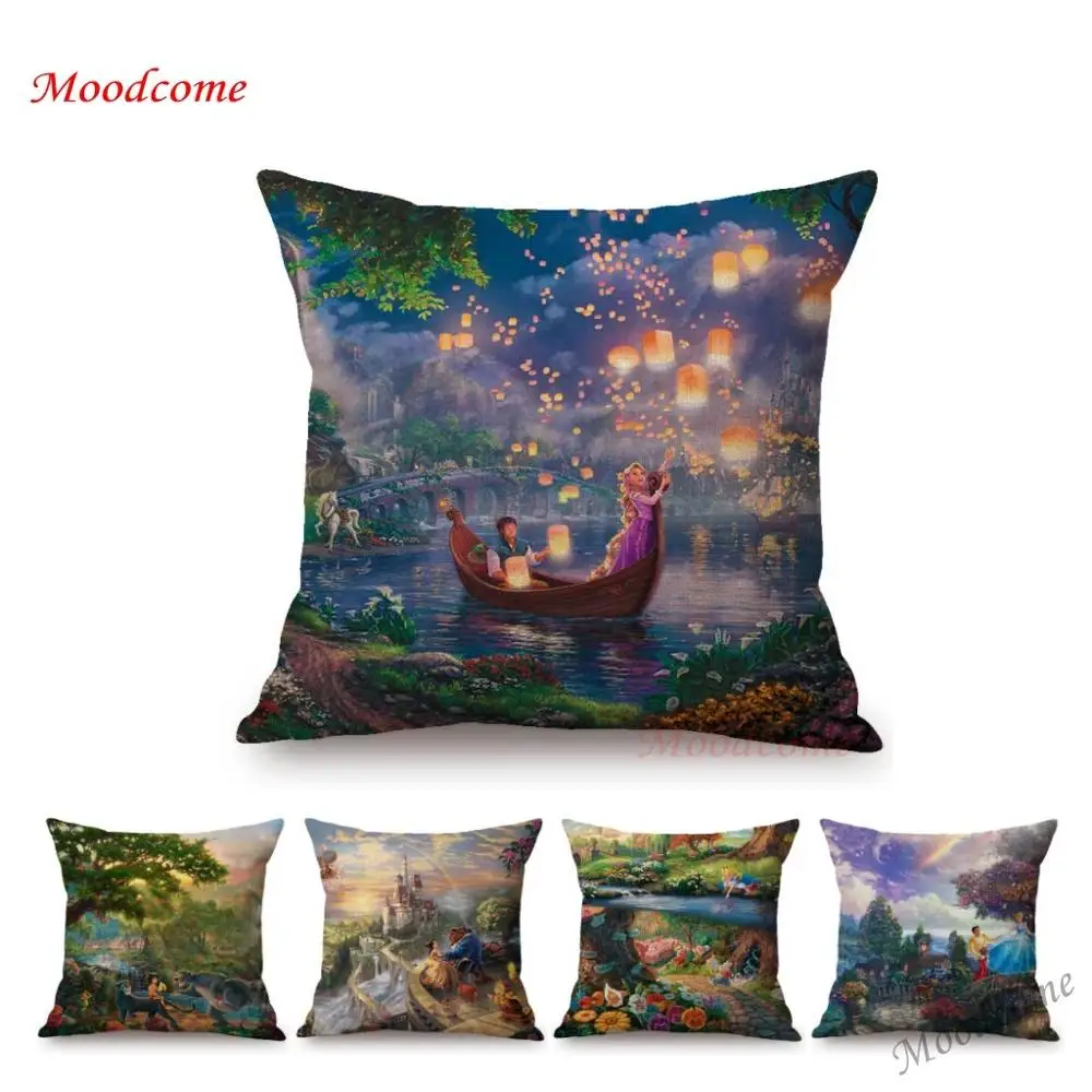Beautiful Scenery Dream Land of Fairy Tales Home Decoration Pillow Case For Sofa Children Princess Castle Room Art Cushion Cover
Beautiful Scenery Dream Land of Fairy Tales Home Decoration Pillow Case For Sofa Children Princess Castle Room Art Cushion Cover