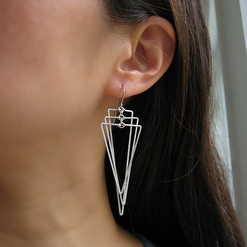 Triangle Earrings Handmade Jewelry 925 Silver Gold Filled Drop Earrings Brincos Pendientes Earrings For Women Oorbellen
Triangle Earrings Handmade Jewelry 925 Silver Gold Filled Drop Earrings Brincos Pendientes Earrings For Women Oorbellen