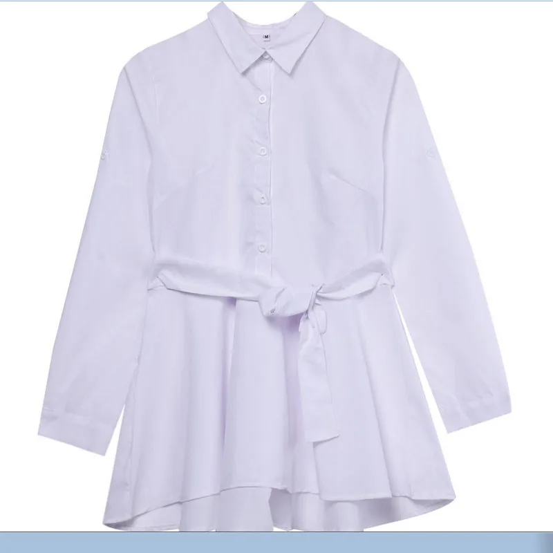 Fashion Short US Hot Womens Spring Collared Button OL Solid Color Lace Up Shirt Casual Top Blouse
Fashion Short US Hot Womens Spring Collared Button OL Solid Color Lace Up Shirt Casual Top Blouse