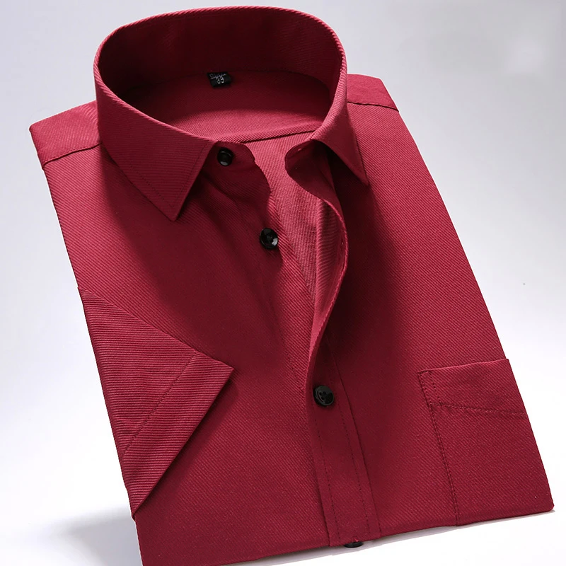 New wild trend simple men's business short-sleeved shirt professional wear work clothes casual comfortable shirt
New wild trend simple men's business short-sleeved shirt professional wear work clothes casual comfortable shirt