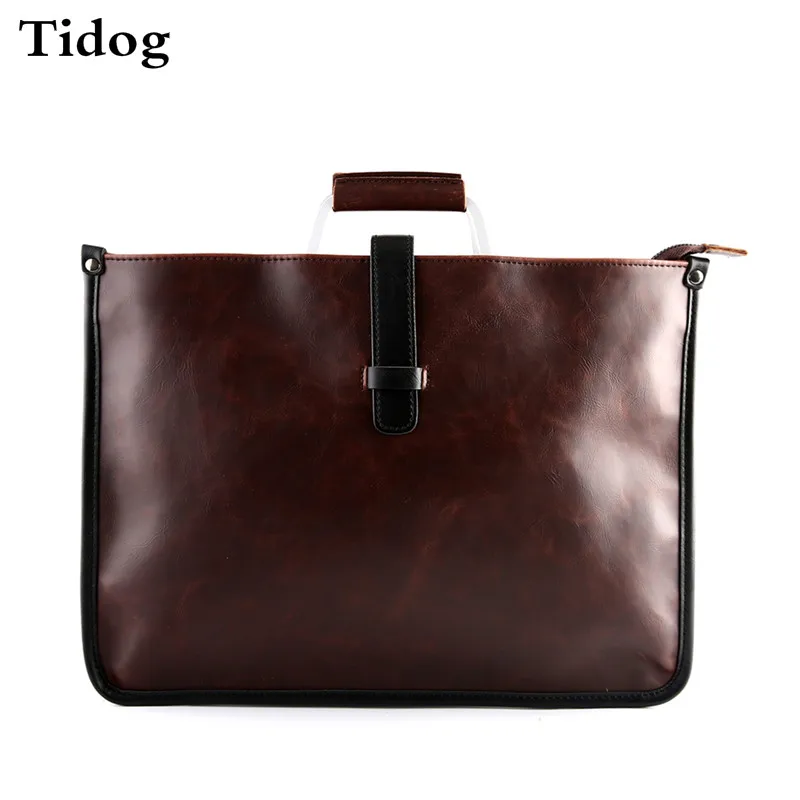Корейская мужская сумка Tidog винтажная для мужчин и женщин портфель|men briefcase|briefcase