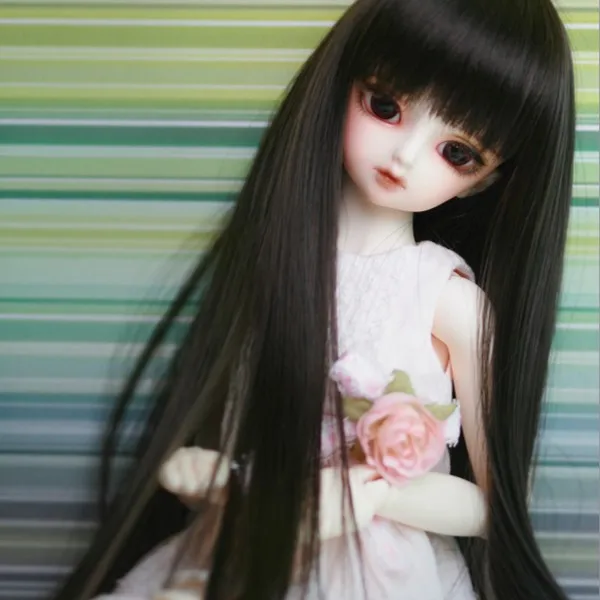 Fashion Style 1/6 Bjd Wig High Temperature Long Straight Black Bjd Wig MSD SD For BJD Doll Free Shipping
Fashion Style 1/6 Bjd Wig High Temperature Long Straight Black Bjd Wig MSD SD For BJD Doll Free Shipping