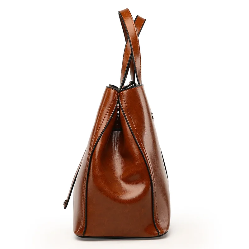 New Women's Handbag Fashion Oil Wax PU Leather Ladies Shoulder Bag Casual Crossbody Bag Retro Tote Bag
New Women's Handbag Fashion Oil Wax PU Leather Ladies Shoulder Bag Casual Crossbody Bag Retro Tote Bag