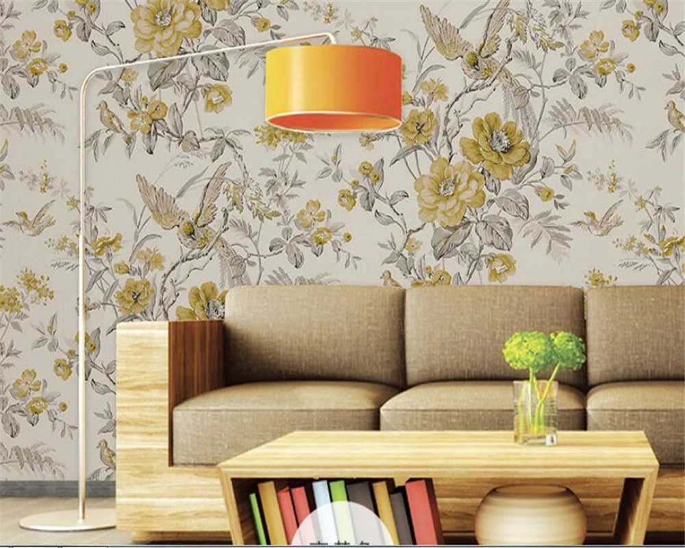 beibehang wall papers home decor New Chinese pastoral style non-woven living room bedroom theme flowers and birds wallpaper
beibehang wall papers home decor New Chinese pastoral style non-woven living room bedroom theme flowers and birds wallpaper