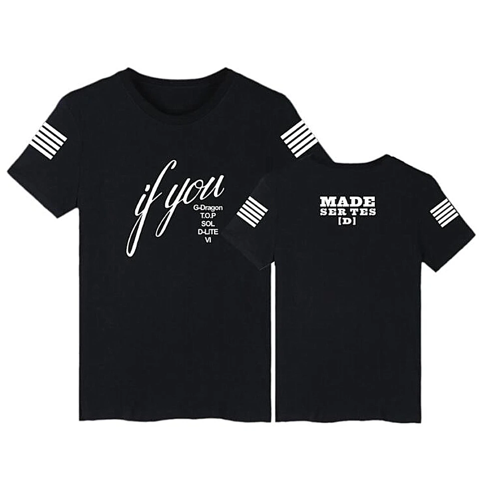 Kpop BIGBANG album MADE red stirpes t shirts harajuku short sleeve crewneck tshirt t-shirt streetwear oversized t shirt tops
Kpop BIGBANG album MADE red stirpes t shirts harajuku short sleeve crewneck tshirt t-shirt streetwear oversized t shirt tops