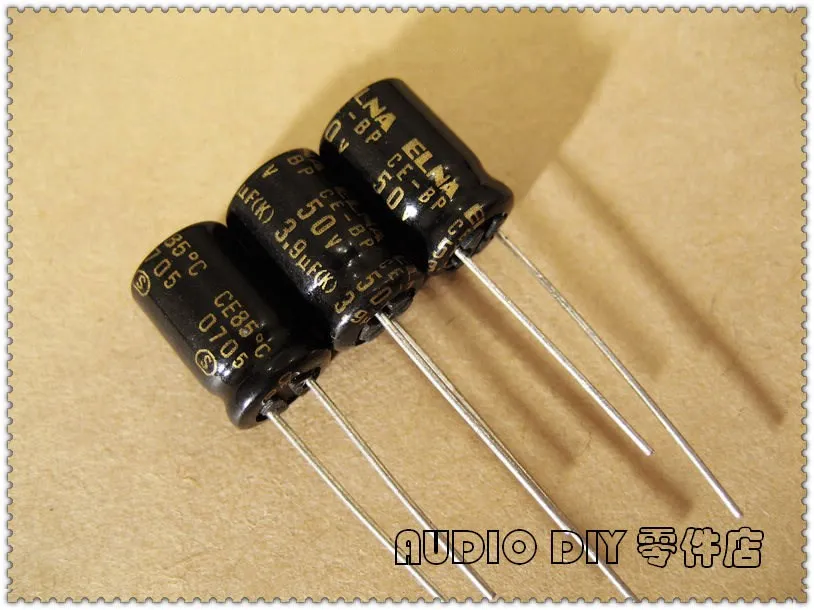 20 шт./100 шт. ELNA серия Black Gold CE BP 3 9 мкФ 50V3.9UF 10% неполярная емкость для