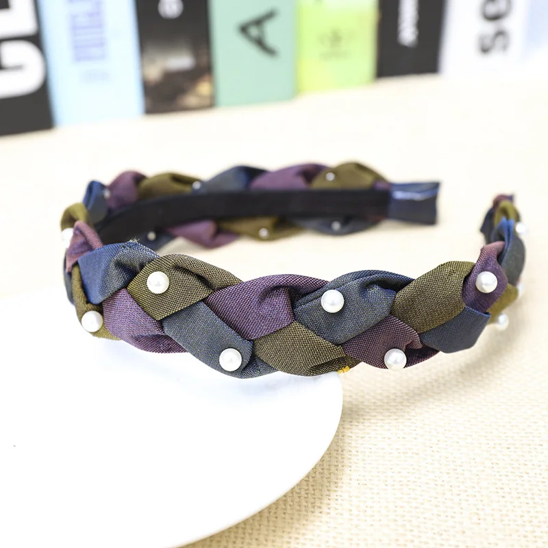 Twist Hand-knitted Pearl Headbands For Women Flower Hairbands Korea Hair Accessories Hair Bands For Women Sweet Head Wrap
Twist Hand-knitted Pearl Headbands For Women Flower Hairbands Korea Hair Accessories Hair Bands For Women Sweet Head Wrap