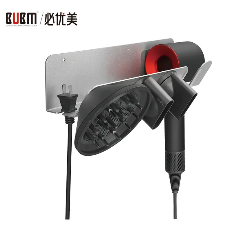BUBM wall mount holder for Dyson supersonic hair dryer aluminium alloy hanger bracket for hair dryer two nozzles and diffuser
BUBM wall mount holder for Dyson supersonic hair dryer aluminium alloy hanger bracket for hair dryer two nozzles and diffuser