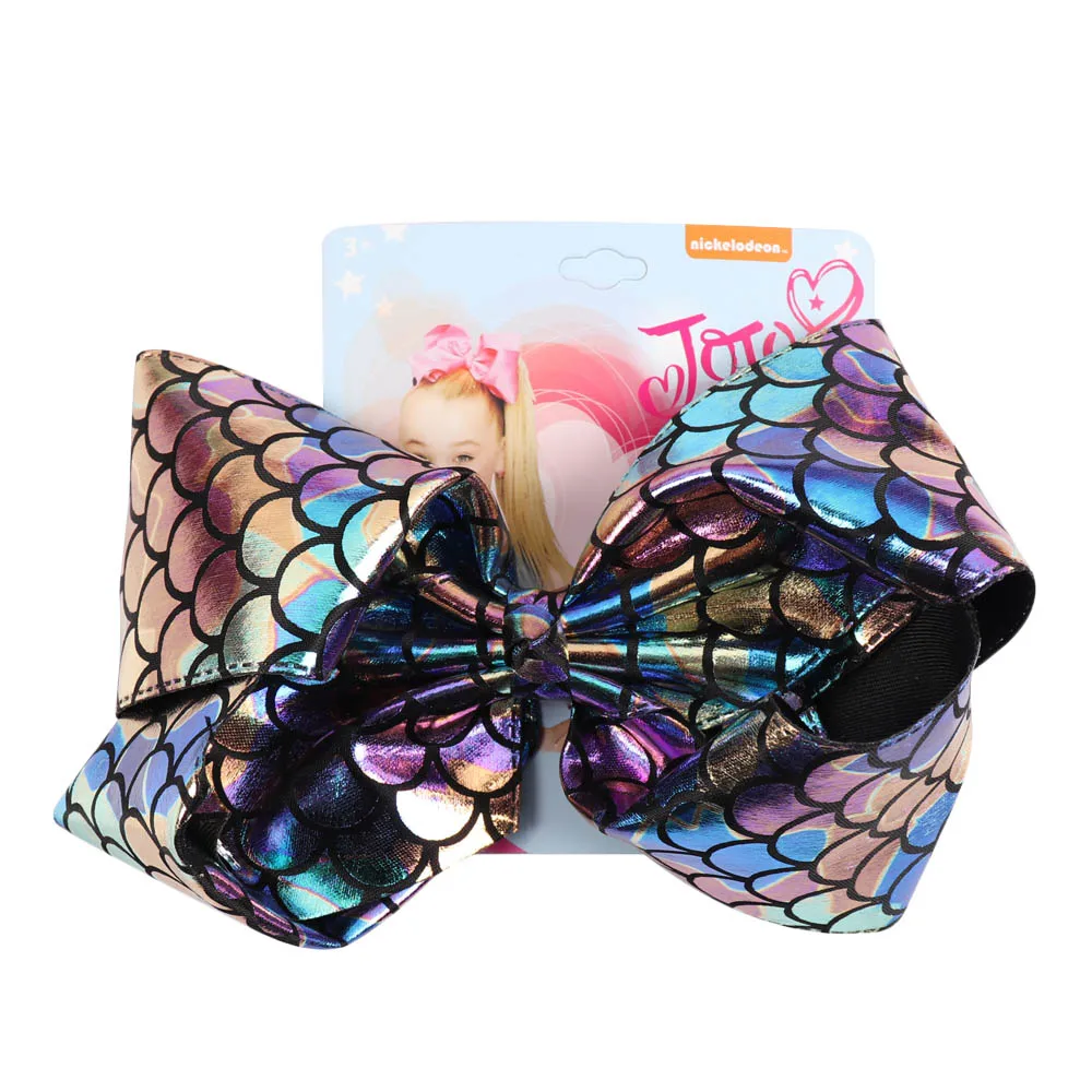 8" Mermaid Hair Bows With Clips For Kids Girls Boutique Printed Metallic Leather Ribbon Bows Hairgrips Children Hair Accessories
8" Mermaid Hair Bows With Clips For Kids Girls Boutique Printed Metallic Leather Ribbon Bows Hairgrips Children Hair Accessories