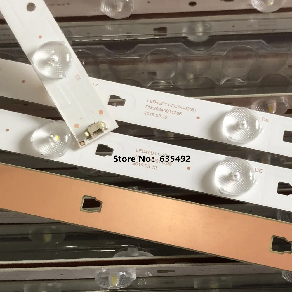 LED Backlight Strip 11Lamp for Haier LE40F3000W LED40D11-ZC14-03(B) 03(A) LT-40E71(A) LK400D3HC34J Lsc400Hn01 LT-40C540 D40MF709
LED Backlight Strip 11Lamp for Haier LE40F3000W LED40D11-ZC14-03(B) 03(A) LT-40E71(A) LK400D3HC34J Lsc400Hn01 LT-40C540 D40MF709