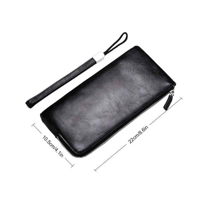 Men Leather Long Standard Wallets Coin Money Card Holder Phone Pocket Pouch Packet Bag Wallet Fashion For Men Male Bags Wallet 
Men Leather Long Standard Wallets Coin Money Card Holder Phone Pocket Pouch Packet Bag Wallet Fashion For Men Male Bags Wallet