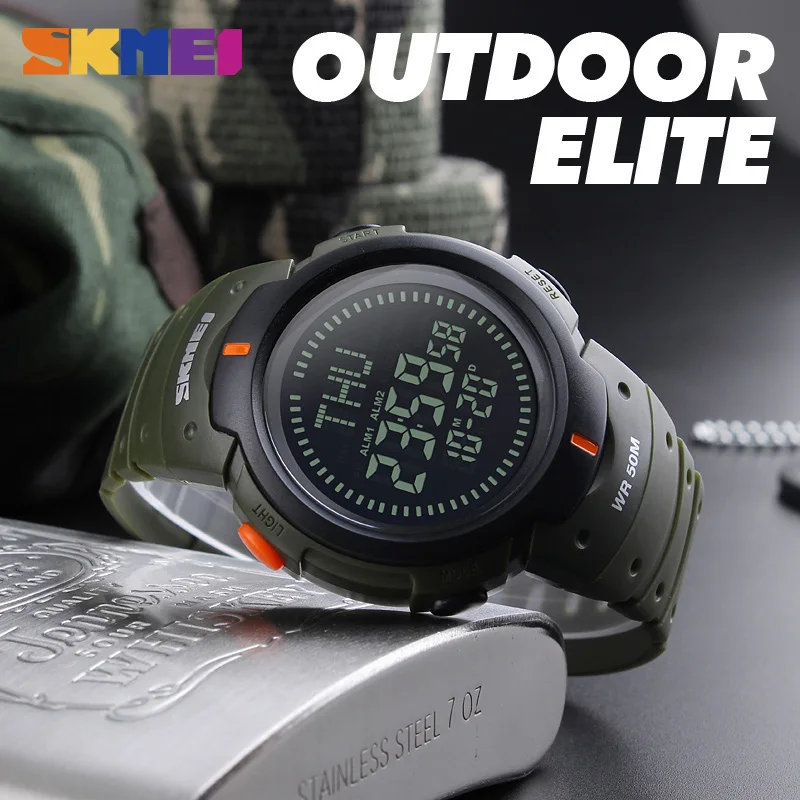 SKMEI 2020 Electronic Man Sports Compass Watches Outdoor Hiking Men Wristwatch Digital LED Men's Watches Chronograph Clock 1231
SKMEI 2020 Electronic Man Sports Compass Watches Outdoor Hiking Men Wristwatch Digital LED Men's Watches Chronograph Clock 1231