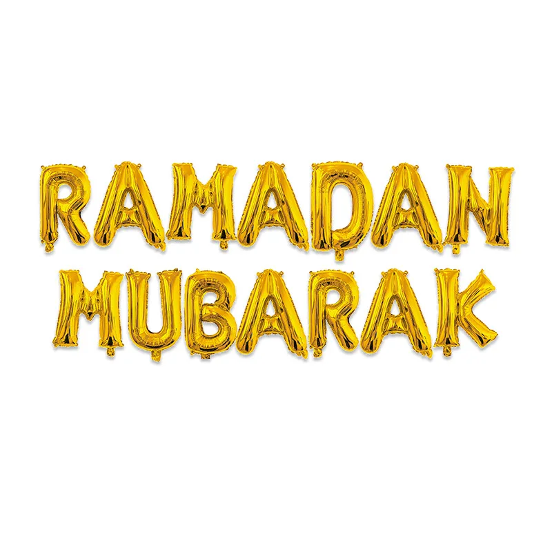 Eid Balloons EID MUBARAK Letters Balloons Alphabet Eid Mubarak Banners Lesser Eid al-firt Ramadan Party Supplies Foil ballons
Eid Balloons EID MUBARAK Letters Balloons Alphabet Eid Mubarak Banners Lesser Eid al-firt Ramadan Party Supplies Foil ballons