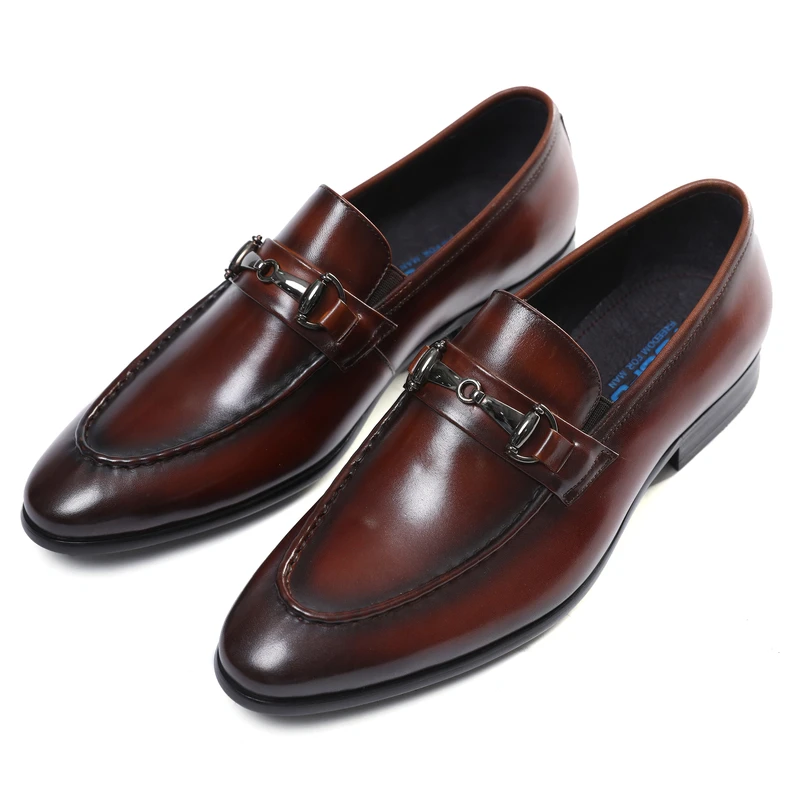 Fashion Deep Brown / Black Summer Father's Shoes Soft Genuine Leather Wedding Shoes Male Party Shoes
Fashion Deep Brown / Black Summer Father's Shoes Soft Genuine Leather Wedding Shoes Male Party Shoes