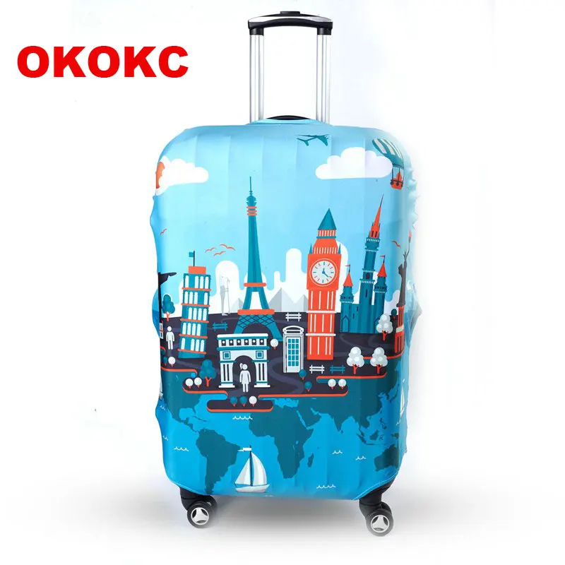 OKOKC защитный чехол для чемодана путешествий Чехол подходит 19 ~ 32 дюймов Отличный