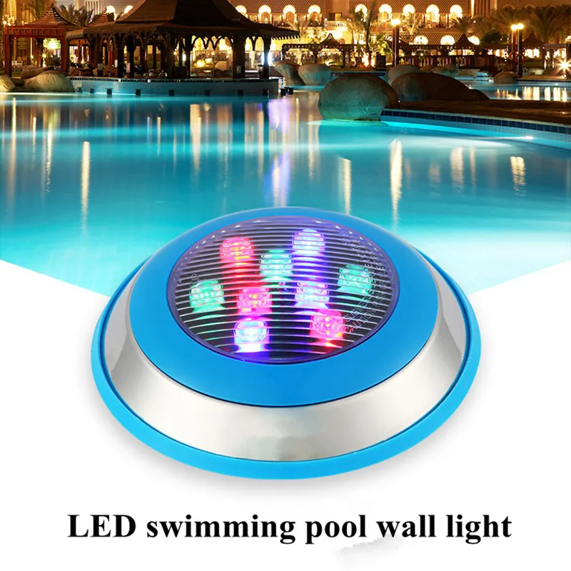LED Swimming Pool Wall Light Round Outdoor Lighting 12V 18W Waterproof Durable Highlight Stainless Steel Underwater Fountain
LED Swimming Pool Wall Light Round Outdoor Lighting 12V 18W Waterproof Durable Highlight Stainless Steel Underwater Fountain