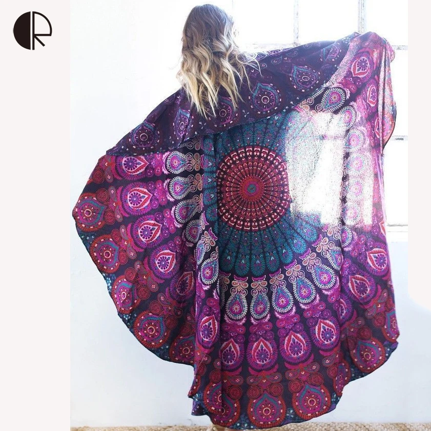 Women Scarf Luxury Brand New Summer Large Chiffon Printed Round Beach Towels Circle Beach Towel Beachwear Summer Dress Cover up
Women Scarf Luxury Brand New Summer Large Chiffon Printed Round Beach Towels Circle Beach Towel Beachwear Summer Dress Cover up
