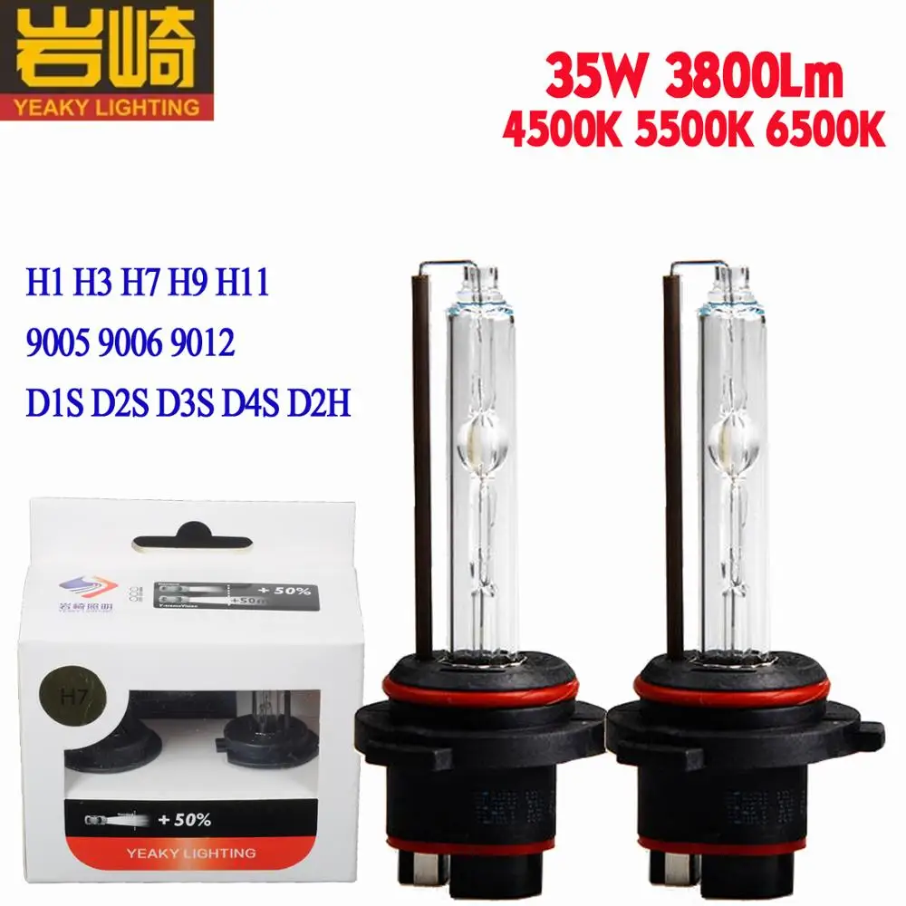 Yeaky 35w 4500K 5500K 6500K White H1 H7 H11 H9 9005 9006 D1S D2S D3S D4S D2H 9012 Auto Car Headlight HID Bulb Xenon Lamp Light
Yeaky 35w 4500K 5500K 6500K White H1 H7 H11 H9 9005 9006 D1S D2S D3S D4S D2H 9012 Auto Car Headlight HID Bulb Xenon Lamp Light