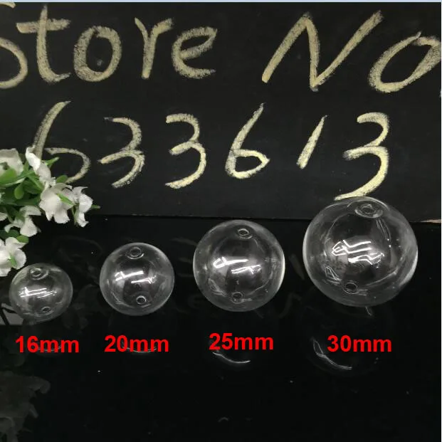 30pcs/lot 16/20/25/30mm clear glass globe bubble with 3mm double hole glass vial pandent glass bottle fashion DIY accessory
30pcs/lot 16/20/25/30mm clear glass globe bubble with 3mm double hole glass vial pandent glass bottle fashion DIY accessory