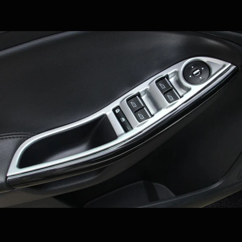 Для Ford Focus 4 MK4 2015 2016 2017 ABS матовая панель управления дверью окном и стеклом лифтинг