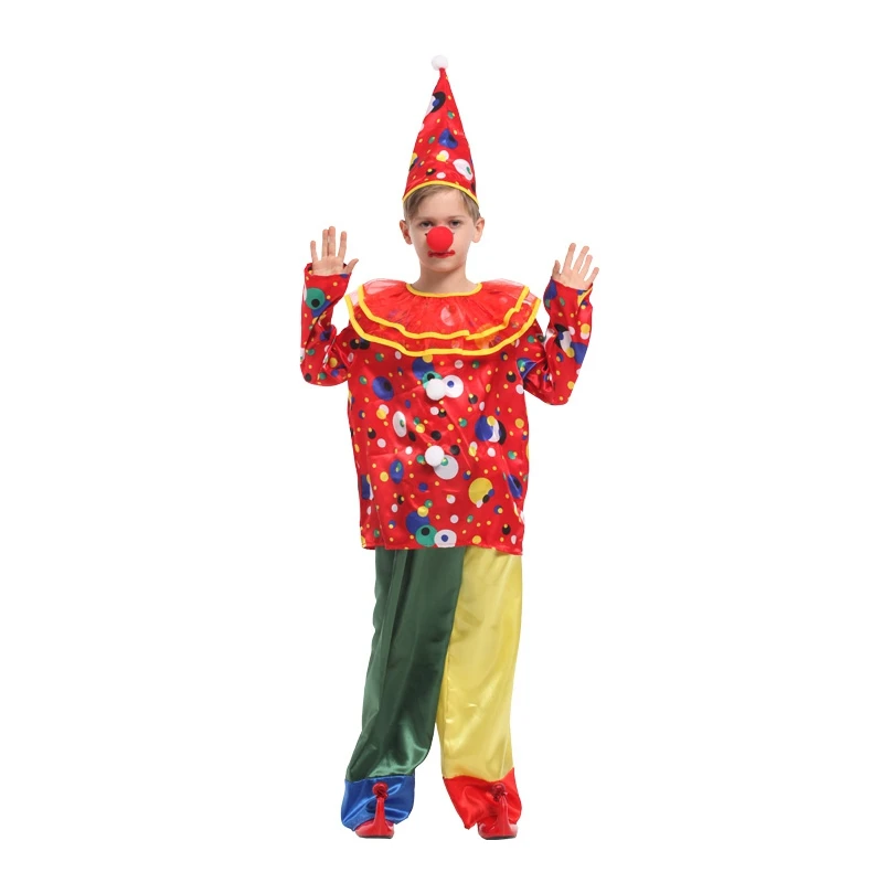 Kids Child Red Dot Naughty Party Clown Costume for Boys Halloween Purim Carnival Masquerade Mardi Gras Outfit
Kids Child Red Dot Naughty Party Clown Costume for Boys Halloween Purim Carnival Masquerade Mardi Gras Outfit