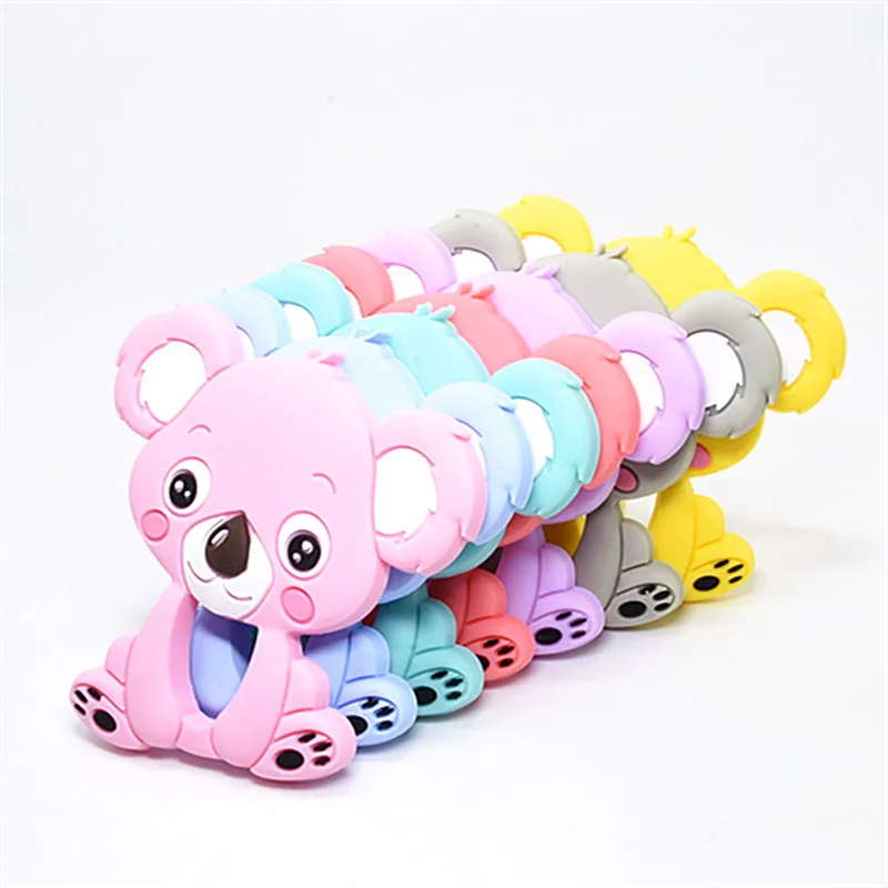 5PCS BPA Free Koala Baby Teethers Food Grade Silicone Bear Teethers Baby Teething Toys DIY Pacifier Chain Silicon Koala Teethers
5PCS BPA Free Koala Baby Teethers Food Grade Silicone Bear Teethers Baby Teething Toys DIY Pacifier Chain Silicon Koala Teethers