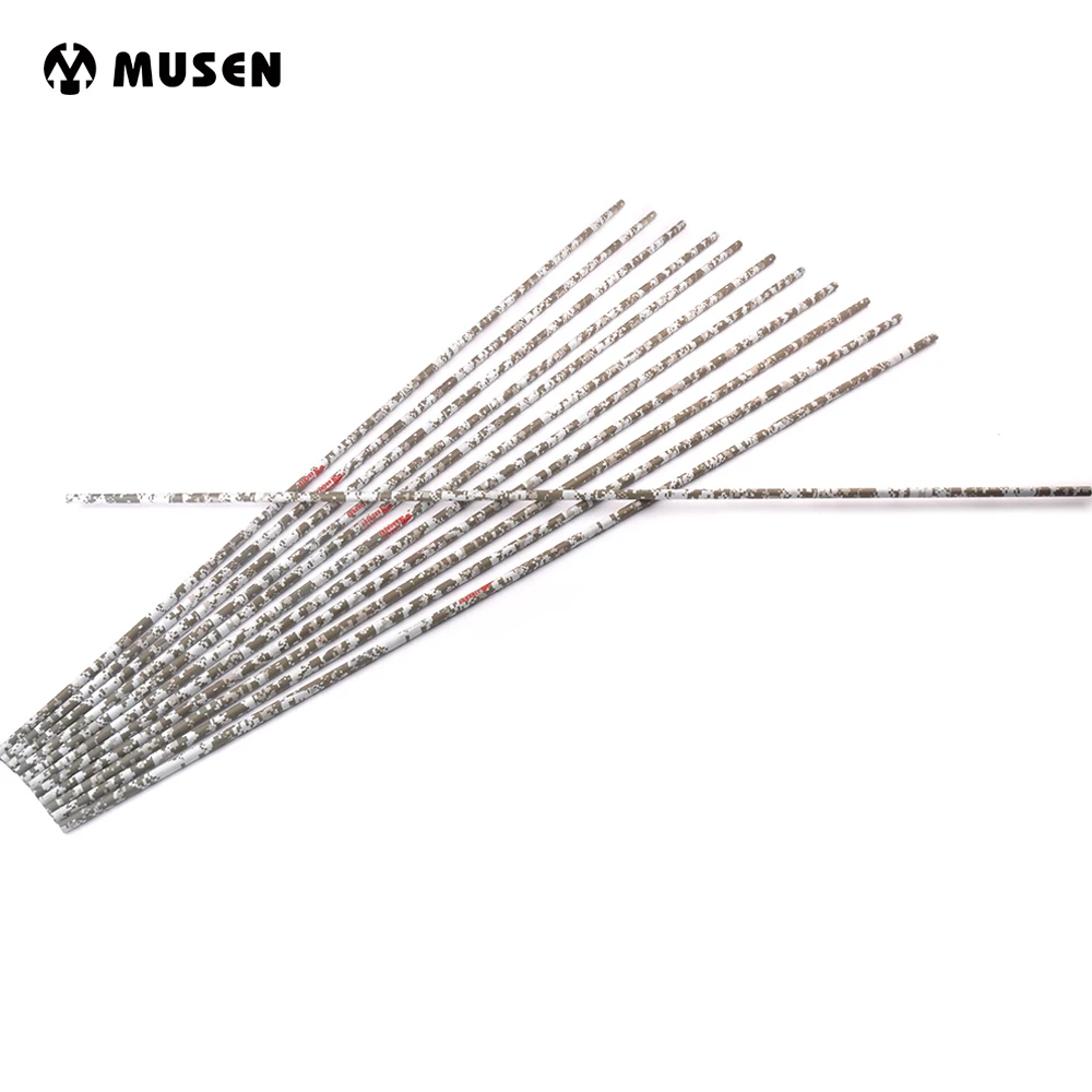 6/12/24pcs Pure Carbon Arrow Shaft 30 Inches Spine 400 Diameter 7.6mm DIY Arrows for Archery Shooting Hunting
6/12/24pcs Pure Carbon Arrow Shaft 30 Inches Spine 400 Diameter 7.6mm DIY Arrows for Archery Shooting Hunting