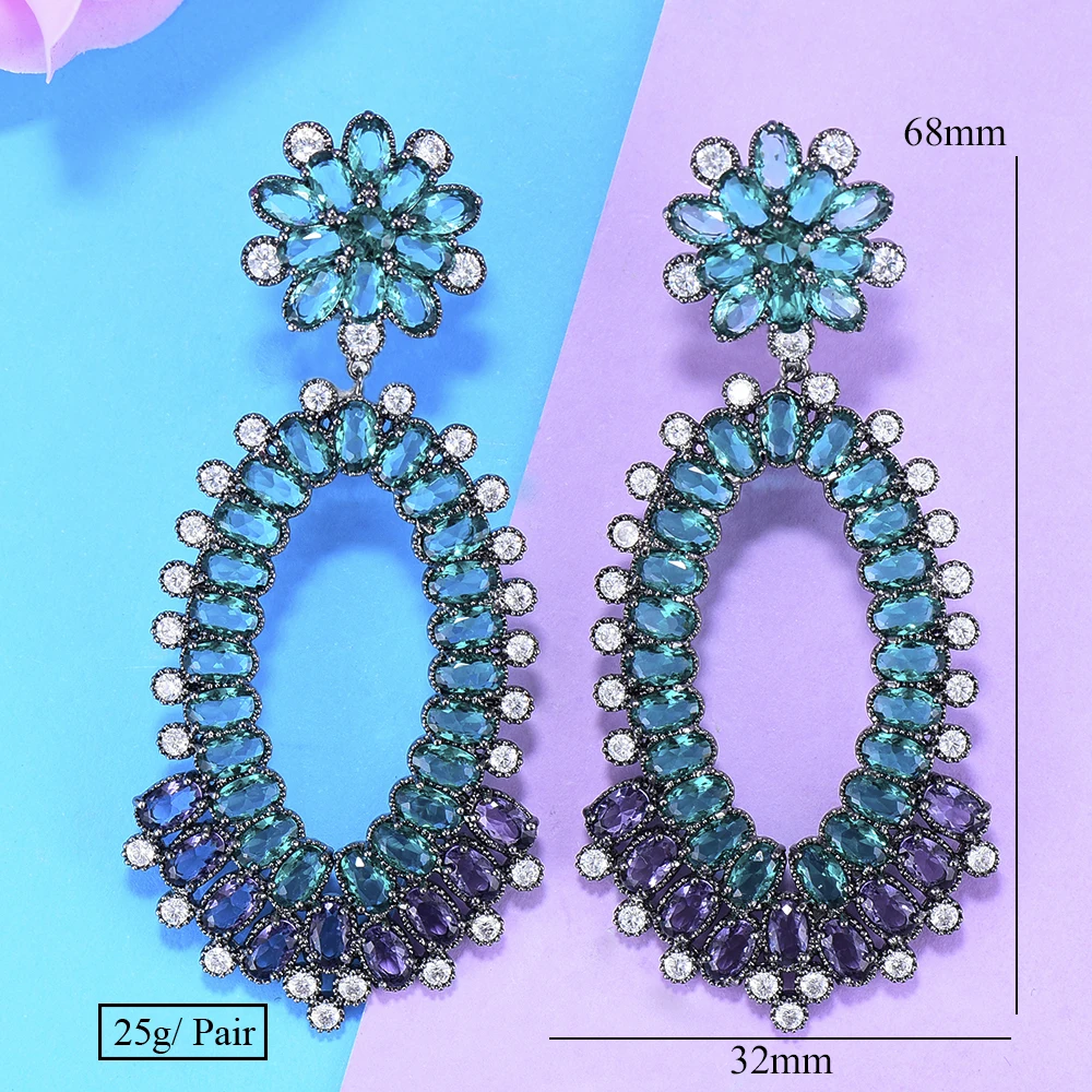 GODKI 68mm Luxury Geometry Long Dangle Earrings for Women Wedding Full Micro CZ Cubic Zircon Bohemia Drop Earrings Drop Shipping
GODKI 68mm Luxury Geometry Long Dangle Earrings for Women Wedding Full Micro CZ Cubic Zircon Bohemia Drop Earrings Drop Shipping