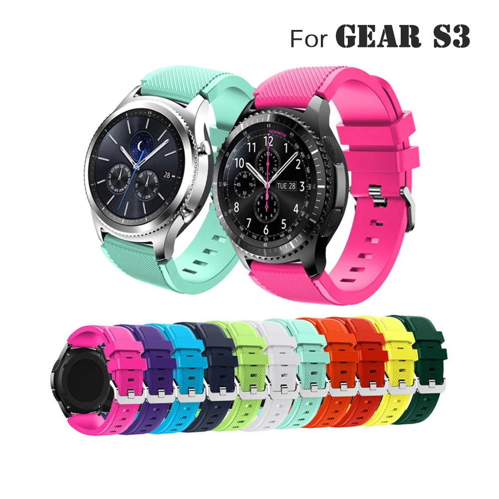 Ремешок силиконовый для Samsung Galaxy Watch 3/Active/Gear S3 Frontier Classic, спортивный браслет для наручных часов Huawei GT2 46 мм
Ремешок силиконовый для Samsung Galaxy Watch 3/Active/Gear S3 Frontier Classic, спортивный браслет для наручных часов Huawei GT2 46 мм