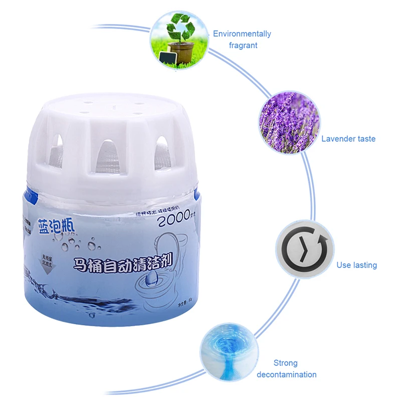 Useful Automatic Toilet Cleaner Magic Flush Bottled Helper Blue Bubble Cleaner Cleaning Deodorizes Bathroom Restroom Cleaner
Useful Automatic Toilet Cleaner Magic Flush Bottled Helper Blue Bubble Cleaner Cleaning Deodorizes Bathroom Restroom Cleaner
