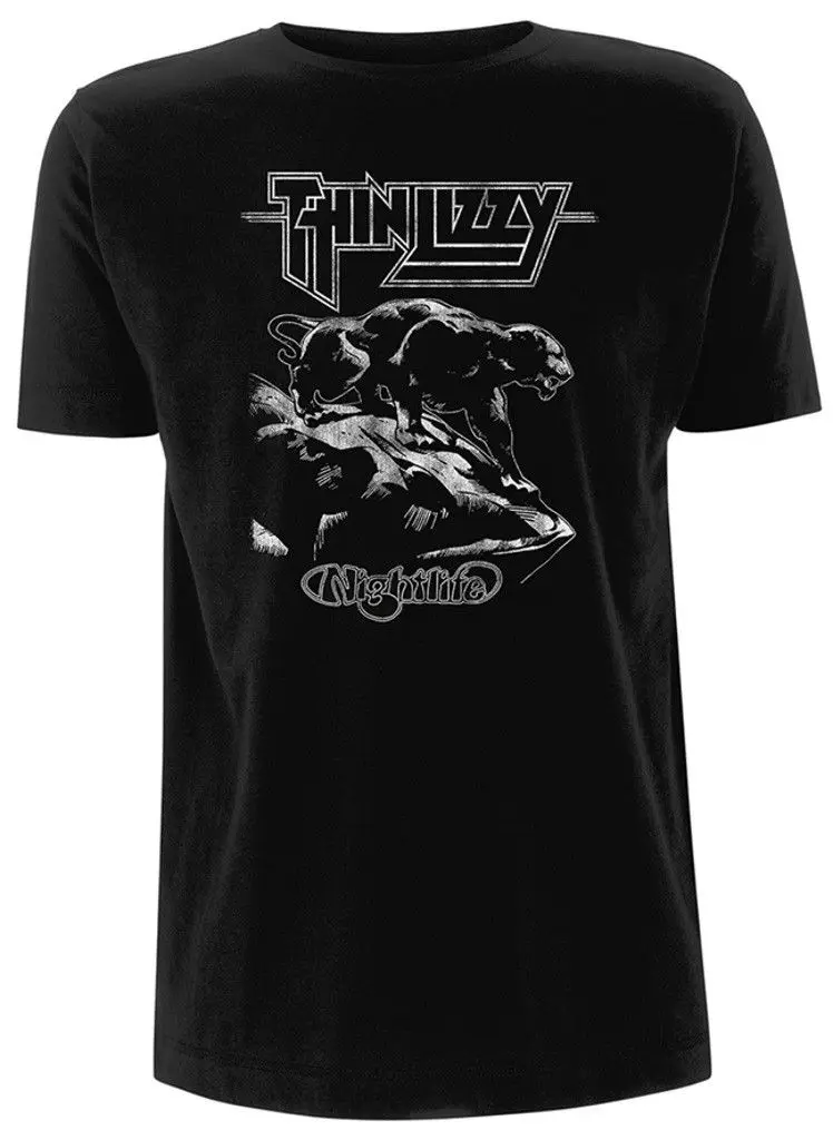 Thin Lizzy 'Vida nocturna ' T SHIRT - Nuevo y Oficial Short Sleeve T-Shirt Free Shipping Top Quality 2018 New Brand Men'S
Thin Lizzy 'Vida nocturna ' T SHIRT - Nuevo y Oficial Short Sleeve T-Shirt Free Shipping Top Quality 2018 New Brand Men'S