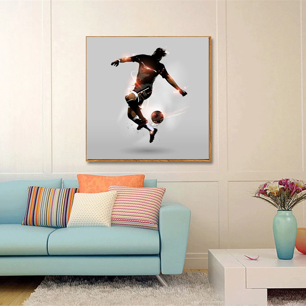 Cartoon Poster Art Print Football Player Hat-trick Soccer Artwork Sport Wall Art Canvas Painting for Room Home Wall Decor Custom
Cartoon Poster Art Print Football Player Hat-trick Soccer Artwork Sport Wall Art Canvas Painting for Room Home Wall Decor Custom