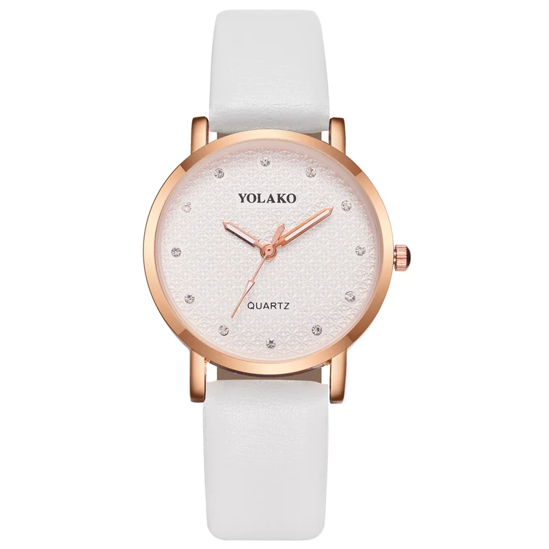 Hot Selling Lady's Simple Fashion Watch Flat Smooth Leather Belt Quartz | Наручные часы