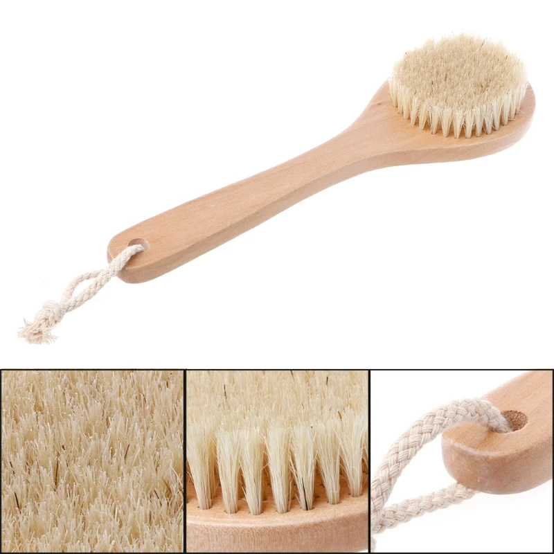 Wooden Body Brush with Natural Bristle Dry Massage Skin Exfoliation Body Brush Massager Detox
Wooden Body Brush with Natural Bristle Dry Massage Skin Exfoliation Body Brush Massager Detox