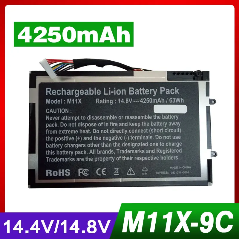 Apexway 63Wh Аккумулятор для ноутбука M11X для DELL Alienware R1 R2 R3 M14x 8P6X6 P06T T7YJ 08P6X6 PT6V8
Apexway 63Wh Аккумулятор для ноутбука M11X для DELL Alienware R1 R2 R3 M14x 8P6X6 P06T T7YJ 08P6X6 PT6V8