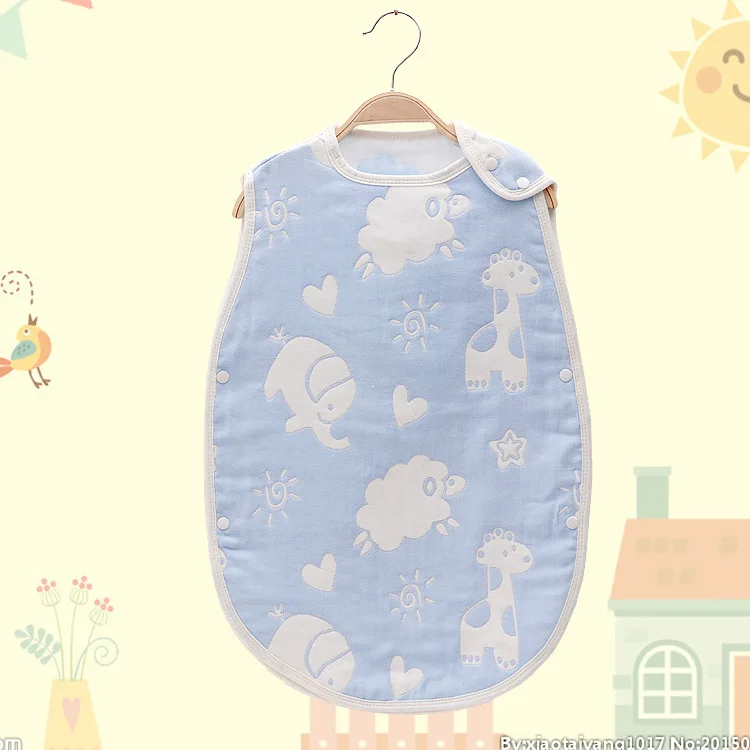 Children Sleepsacks Newborn Cotton 6layers Gauze Soft Skin Care Anti Kick Sleeping Bag Kids Organic Stroller Sack 45*80cm
Children Sleepsacks Newborn Cotton 6layers Gauze Soft Skin Care Anti Kick Sleeping Bag Kids Organic Stroller Sack 45*80cm