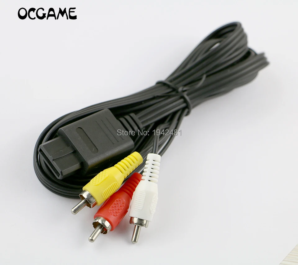 Видеокабель RCA, 10 шт., 180 см, 6 футов, AV TV, для Game cube, для SNES GameCube, N64, 64, 10 шт./лот
Видеокабель RCA, 10 шт., 180 см, 6 футов, AV TV, для Game cube, для SNES GameCube, N64, 64, 10 шт./лот