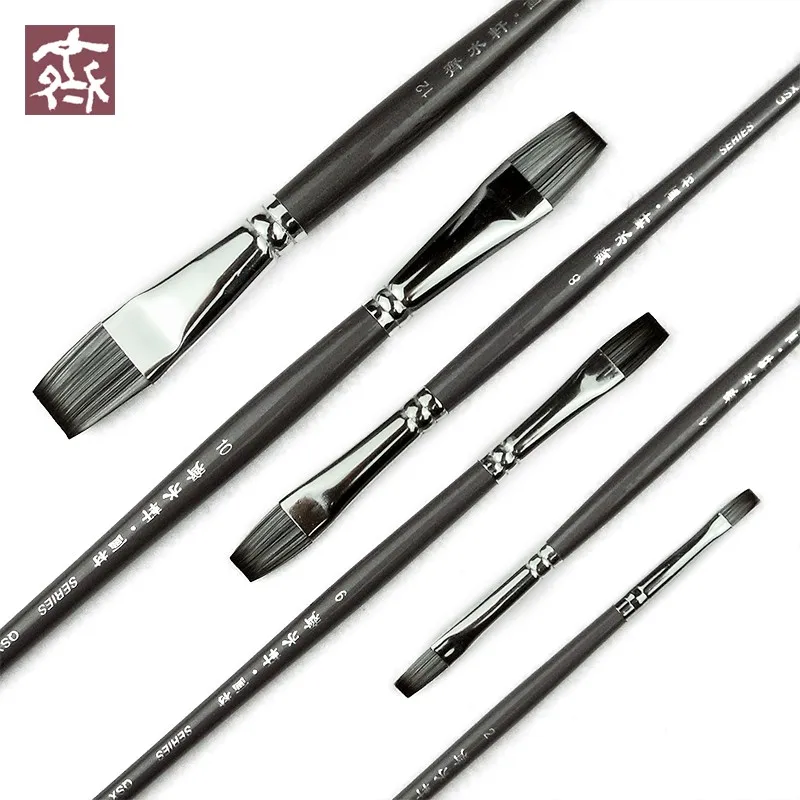 6Pcs/Set Nylon Hair Oil Paint Brush Wood Handle Artistic Watercolor Brushes For Acrylic Nails Round Head Paintbrush Art Supplies
6Pcs/Set Nylon Hair Oil Paint Brush Wood Handle Artistic Watercolor Brushes For Acrylic Nails Round Head Paintbrush Art Supplies