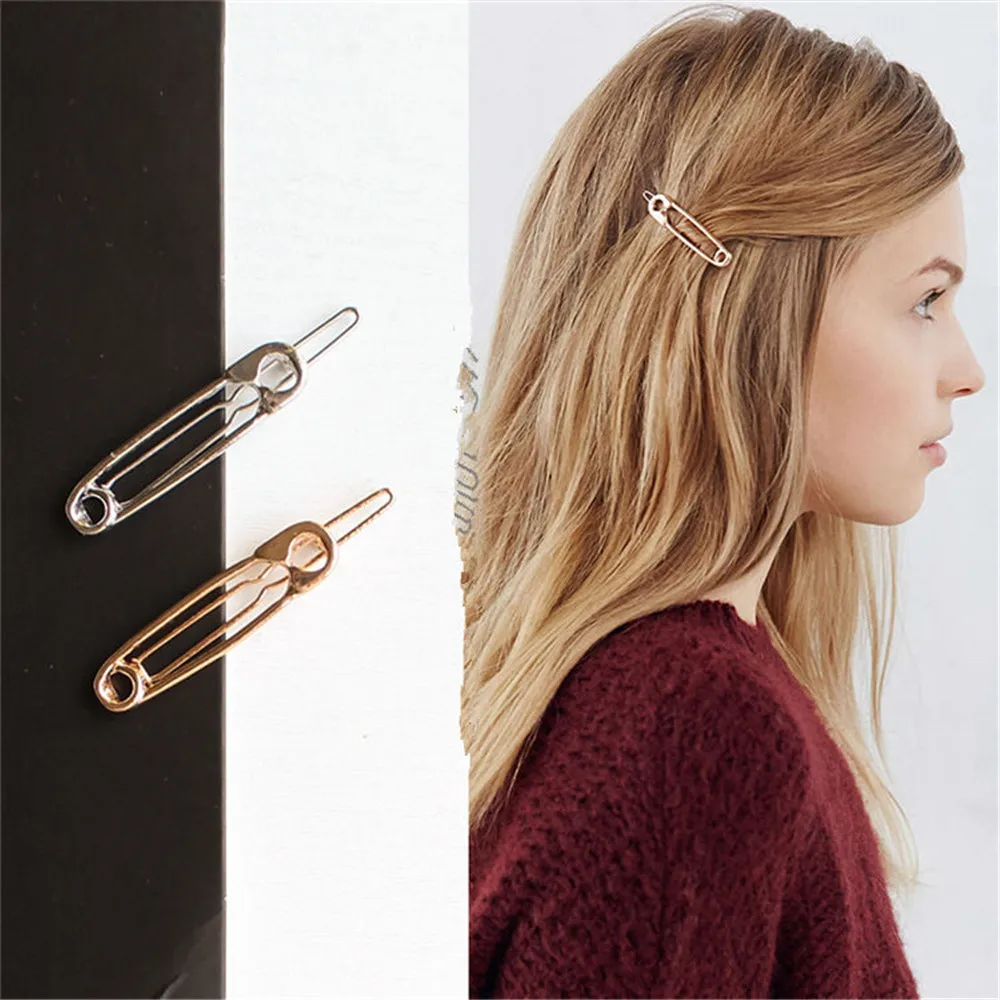 Fashion Chic Pin Shape Hair Clip Simple Metal Hairpins Hair Stick Girl Hair Accessory Beauty Tools Headwear
Fashion Chic Pin Shape Hair Clip Simple Metal Hairpins Hair Stick Girl Hair Accessory Beauty Tools Headwear