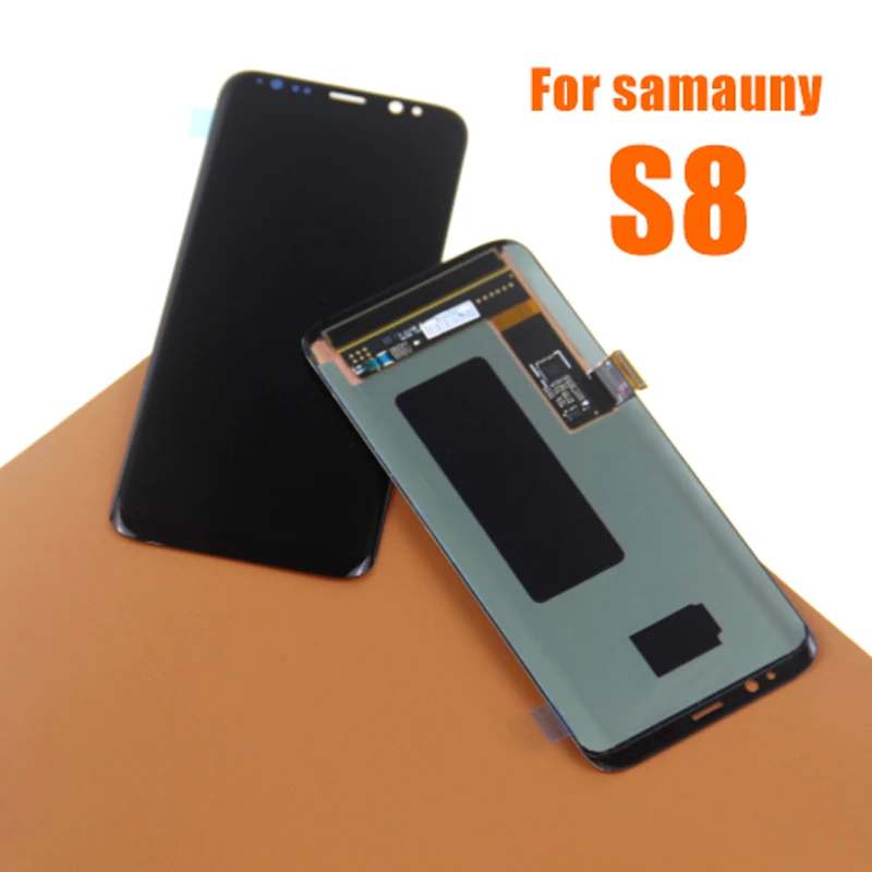 Оригинальный Для Samsung Galaxy S8 G950 G950F SLcd дисплей сенсорный экран дигитайзер сжигание