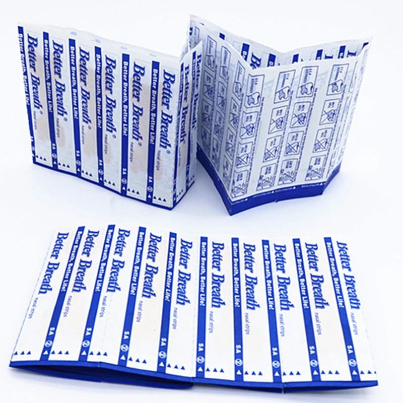 200pcs/lot (55x16mm) Breathe Better Anti Snore Nasal Strips Right Way to Stop Snoring Strips Improve Sleeping Health Care Produc
200pcs/lot (55x16mm) Breathe Better Anti Snore Nasal Strips Right Way to Stop Snoring Strips Improve Sleeping Health Care Produc