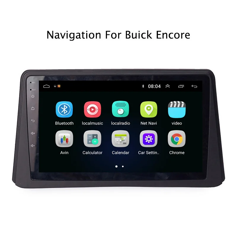 Ectwodvd 9 "Android 8 1 автомобильный DVD плеер gps навигация для Buick Encore 2013 сенсорный экран