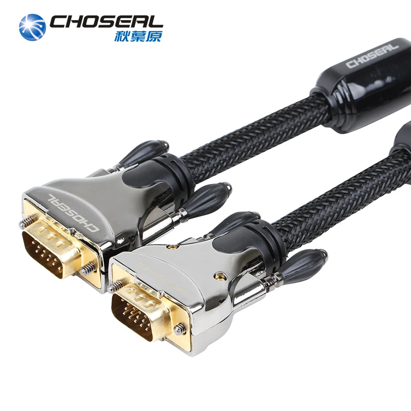 CHOSEAL 1080P VGA кабель для 3 + 9 с ферритом компьютера Проектор Монитор ТВ|Кабели VGA| |