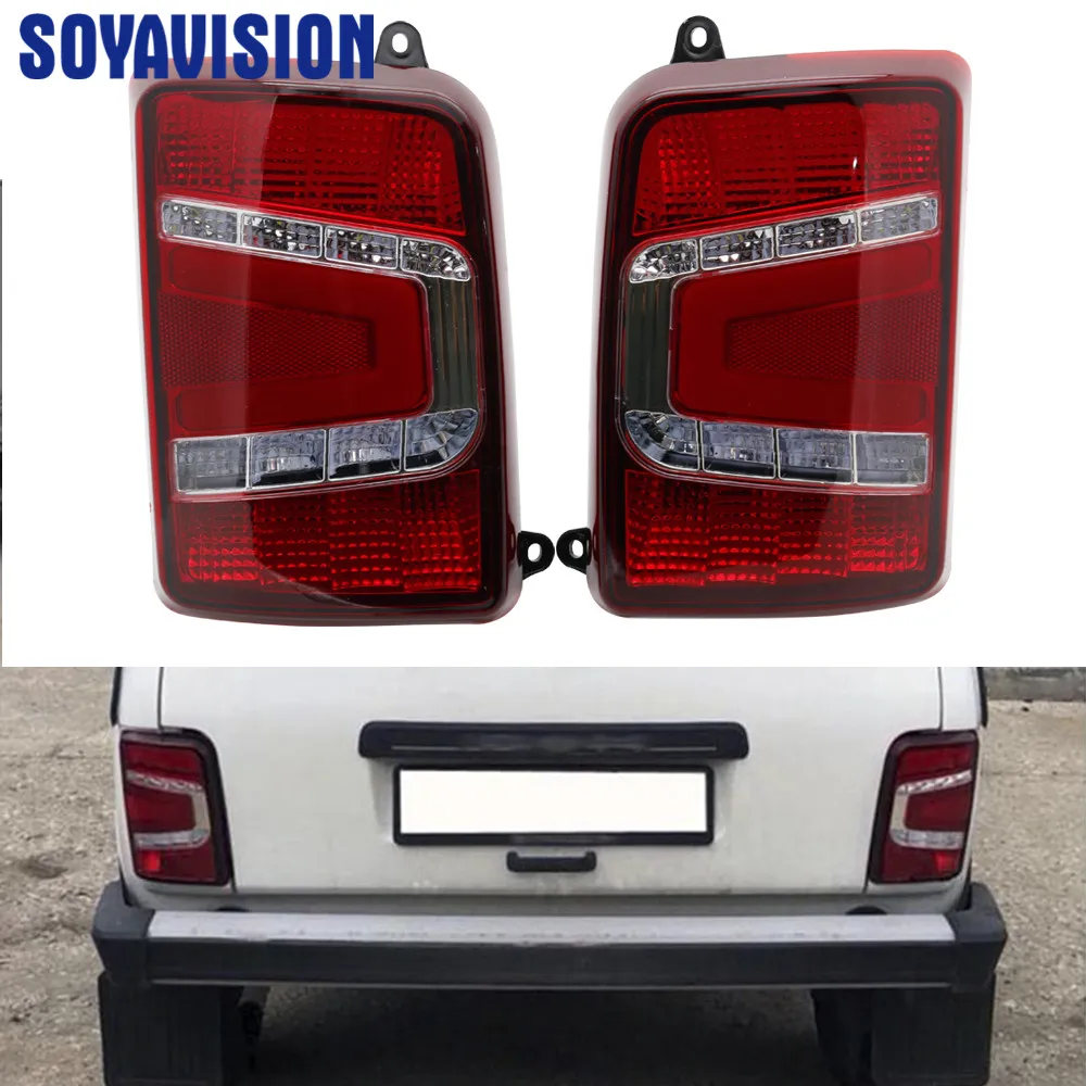 Для Lada Niva 4X4 1995 светодиодный задние фонари для 4x4 с Габаритные огни стоп сигнал LADA